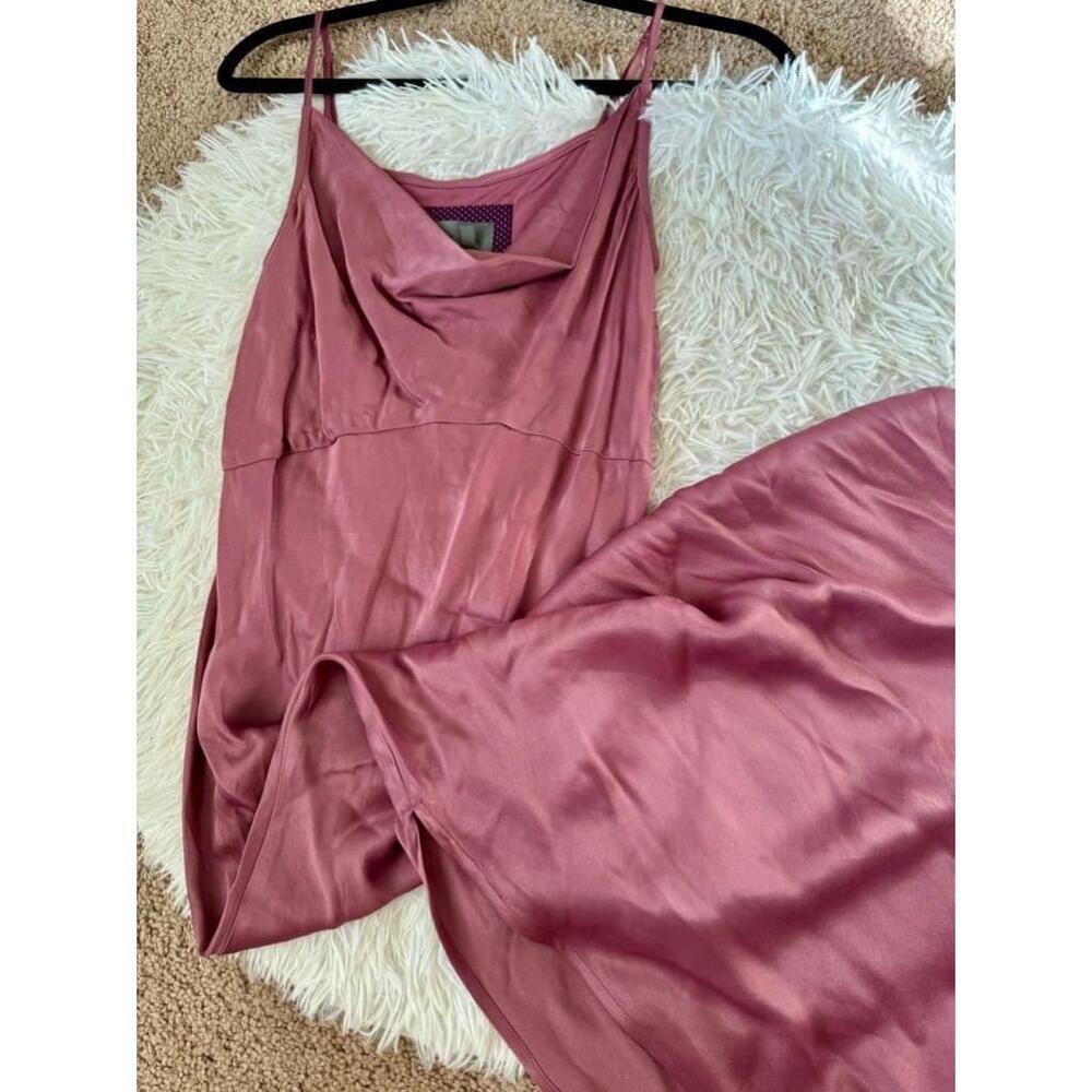 Anthropologie BNWT Small “Elyse Slip Dress” in Color Plum MSRP $120